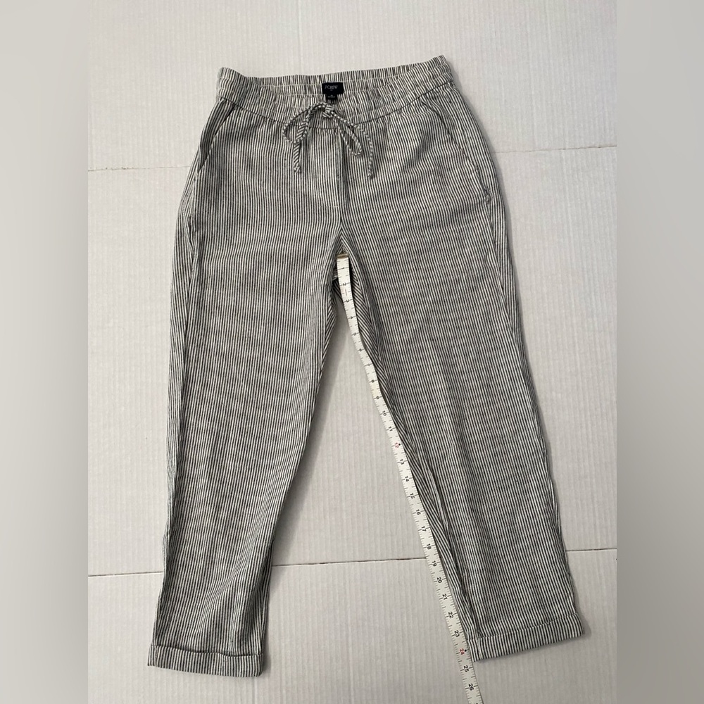 🆕NWT J Crew Linen Cotton Drawstring Pant Size 8 - Picture 6 of 9